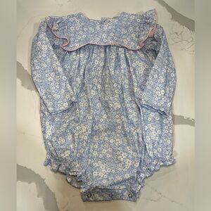 Stitchy Fish 100% Cotton Bubble Romper - 3T